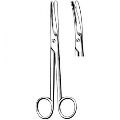 5 Curved Scissors with Blunt Tip.