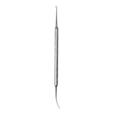 7 (17.8 cm) Double-Ended Varaday Phlebectomy Extractor with 1.8 mm Medium  Crochet Style Hook and 1.7 mm Spatula