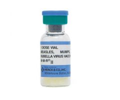 MMR Vaccine Single-Dose Vial + Diluent, 10/Box