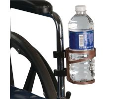 Sammons Preston Wheelchair Beverage Holder - Black - Desk Arm