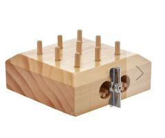 Jamar Wooden 9 Hole Pegboard