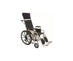 Tuffy Reclining Wheelchair With Elevating Leg Rests - 16"