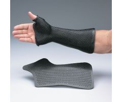 Rolyan Wrist and Thumb Spica Splint - ProDrape 1/8" OptiPerf - Charcoal - Large