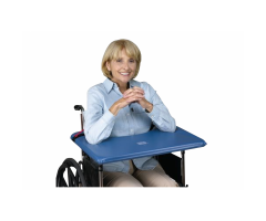 Skil-Care Softop Wheelchair Tray - 16"-18" Vinyl - Blue