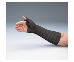 Rolyan AquaForm Zippered Wrist and Thumb Spica Splint - Charcoal, long, LG