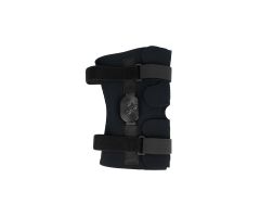 Rolyan Hinged Knee Wrap - 1/8" X-Small, Black