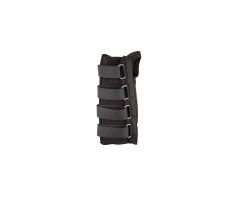 Rolyan Black D-Ring Wrist Brace - Black, Left, X-Small