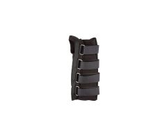 Rolyan Black D-Ring Wrist Brace - Black, Right, Small