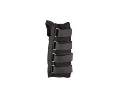 Rolyan Black D-Ring Wrist Brace - Long, Black, Right, Small