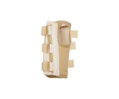 Rolyan Enlarged Thumb Hole D-Ring Wrist Brace, Left, Medium