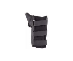 Rolyan D-Ring Wrist and Thumb Spica Splint - Right, Black - Medium