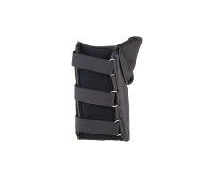 Rolyan D-Ring Wrist and Thumb Spica Splint - Left, Black - X-Large