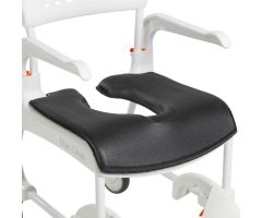 Etac Clean Shower Commode Chair Accessories - Soft Seat Pad - Black