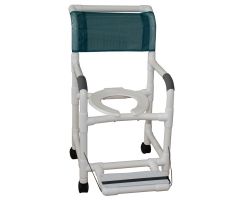 Wheeled Chair with Slide Footrest