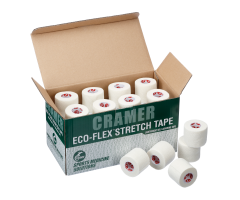 Cramer Eco-Flex Cohesive Stretch Tape White 3"X6 yds. 16 Rolls