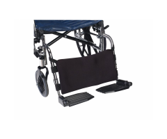 Gel Foot & Leg Protectors - Gel Calf Support Panel with Positioning Strap, Fits Wheelchairs - 24-28"