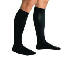 Men's Support Knee High Stockings-30-40mmHg, Large-Black