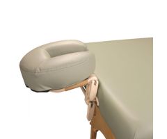 Oakworks Face Rest - Black Quicklock Platform W/ Stone Aerocel Cushion