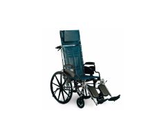 Invacare Tracer SX5 Reclining Wheelchair, Full Arm, 16"x16"