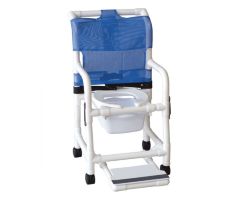 Shower/Commode Chair - Pail & Swing Away Arms