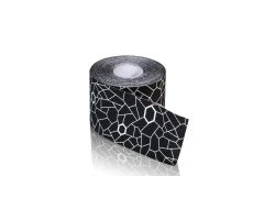 TheraBand Kinesiology Tape - 2" x 16.4' Roll - Black/White Print