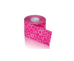 TheraBand Kinesiology Tape - 2" x 16.4' Roll - Pink/White Print