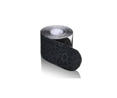 TheraBand Kinesiology Tape - 2" x 10" Precut Strips, 20 - Black/Gray Print