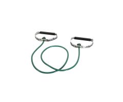 TheraBand Tubing with PVC Handles - Green, Heavy, 48"