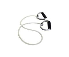 TheraBand Tubing with PVC Handles - Silver, Super Heavy, 50"