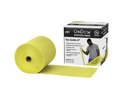 CanDo latex-free exercise band, tan, 50 yard dispenser