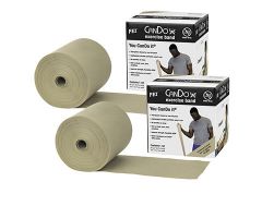 CanDo Latex Free Exercise Band - 100 yard (2 x 50 yard rolls) - Tan - xx-light: