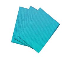 Patient Towel 3 Ply Paper 13 in x 19 in Blue Disposable 500/Ca