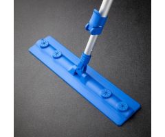 Cleanroom Wet Mop PharmaMOP Blue / Silver Aluminum / Polypropylene Sterile