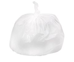 Trash Bag Tuff 40 to 45 gal. White LLDPE 0.75 Mil. 40 X 46 Inch X-Seal Bottom Coreless Roll