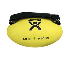 CanDo Handy Ball with adjustable strap, 2 pound,yellow
