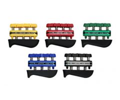 CanDo Digi-Flex hand/finger exerciser, 5 piece set (1 ea: yellow through black)