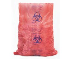 Biohazard Waste Bag Fisherbrand Red Polyethylene 36 X 45 Inch