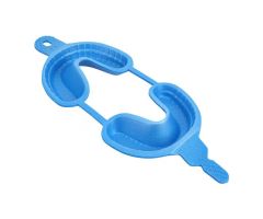 Acclean Dual Arch Fluoride Trays Foam Large With Hinge Blue Disposable 30/Bx, 24 BX/CA ,1007504BX