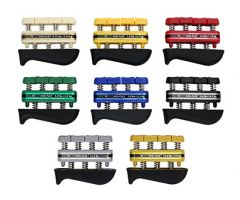CanDo Digi-Flex hand/finger exerciser, 8 pc set (1 ea: tan through gold)