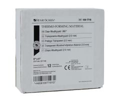 Mouthguard Material Laminate Clear Sheets 5" x 5" .080" 12/Pk