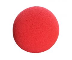 CanDo memory foam hand ball, 3.0" diameter, red (easy)