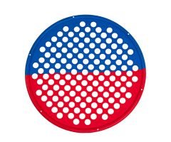 CanDo extension/flexion web, multi-resistance (red/blue), 14"