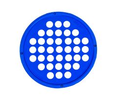 CanDo extension/flexion web, small, blue, 7"