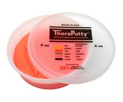 TheraPutty exercise putty, red, 6 ounce