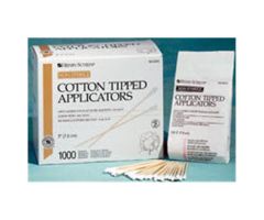 Cotton Tipped Applicator 6 in Wood Handle Non Sterile 1000/Bx