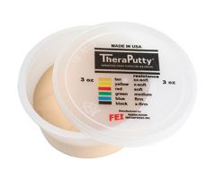 TheraPutty exercise putty, tan, 3 ounce