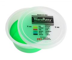 TheraPutty exercise putty, green, 3 ounce
