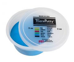 TheraPutty exercise putty, blue, 3 ounce