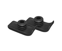 Drive Medical Walker Ski Glides-Black-1 Pair