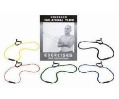 Exerband Clinic 6' Unilat Loop Tubes w/Book, Set/5